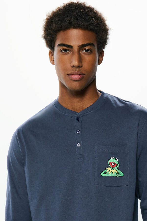 Springfield Pijama largo Disney Rana Gustavo azul