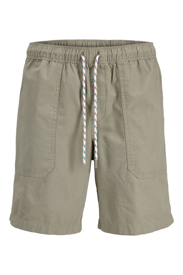 Jack & Jones Bermuda jogger de algod&oacute;n verde