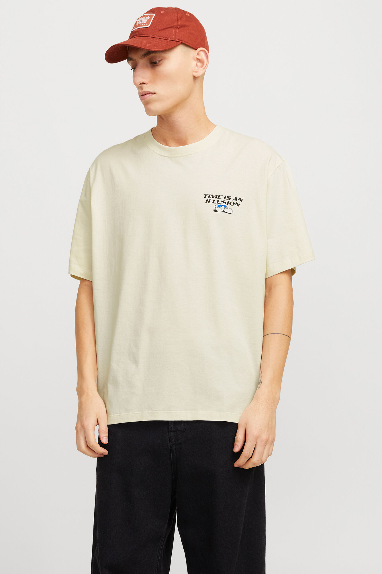 Jack & Jones Camiseta de manga curta com ajuste solto