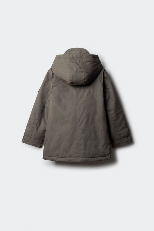 Springfield Kids Parka gris ni&ntilde;o kaki