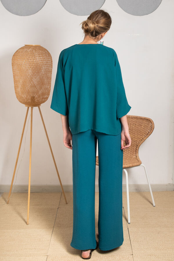 Cul Sac Quimono T&oacute;quio Buganv&iacute;lia verde