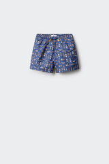 Springfield Kids Fato de banho prancha de surf para menino azul