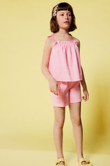 Springfield Kids Calções estrutura flúor menina rosa