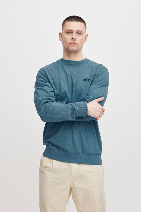 Blend Sudadera Cuello Redondo azul