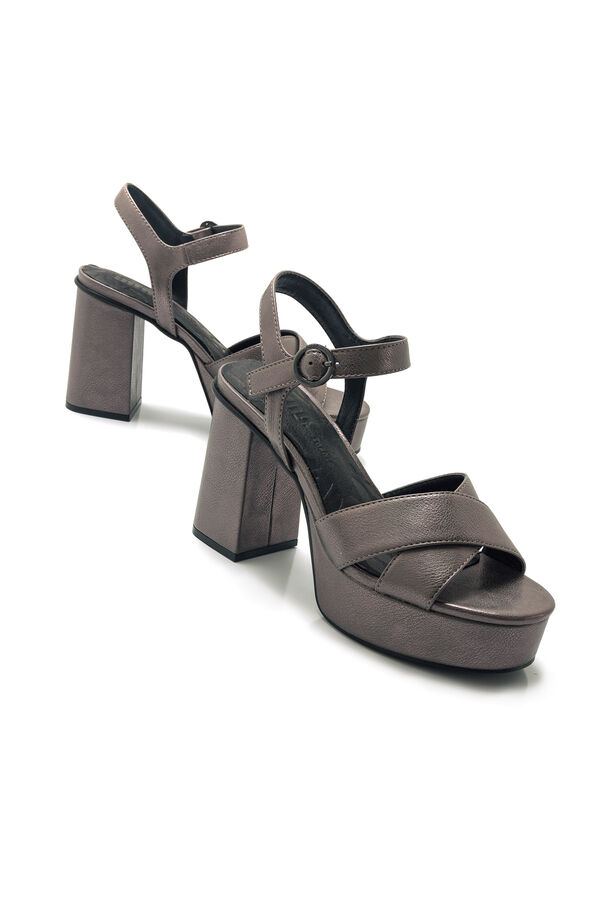 MTNG Sandalia de tacón Sindy gris