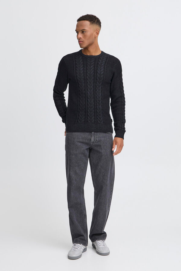 Blend Jersey cuello alto negro