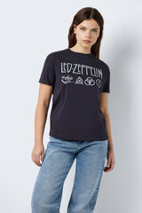 Noisy May Camiseta estampado frontal y trasero cinzento