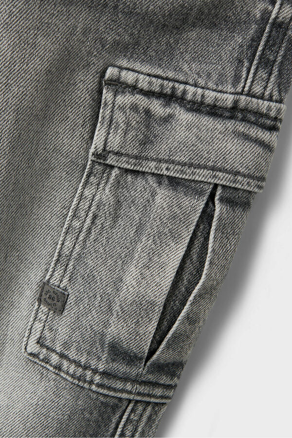 Name It Cowboy de carga para menino cinzento