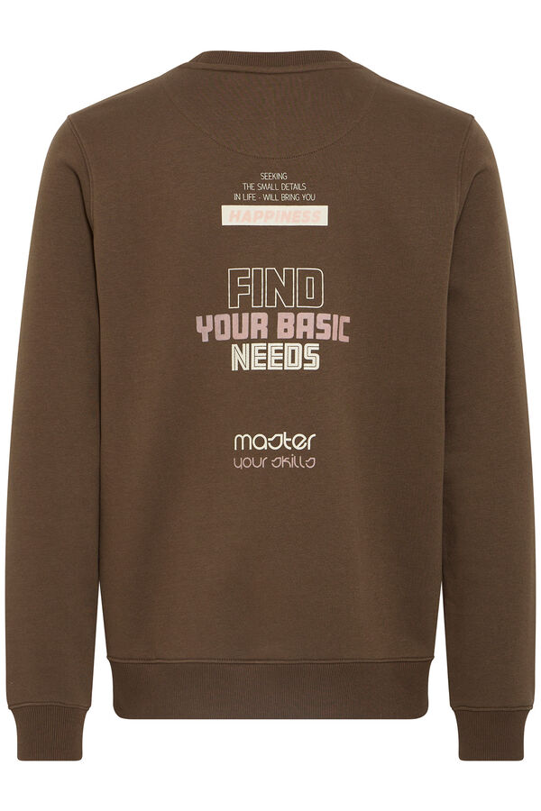 Blend Sudadera cuello redondo tostado