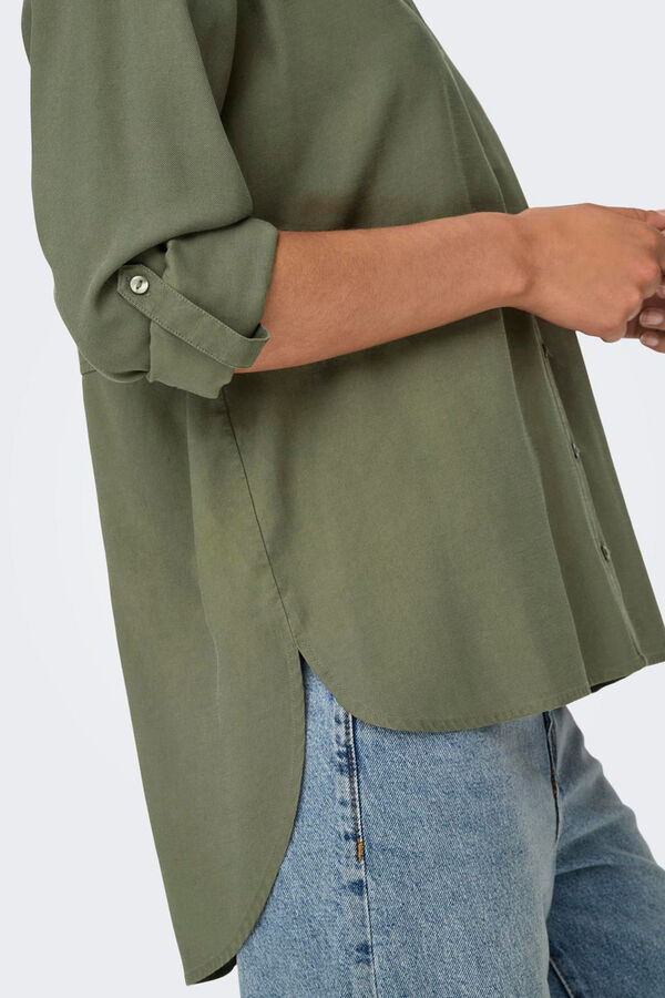 JDY Camisa de manga comprida verde