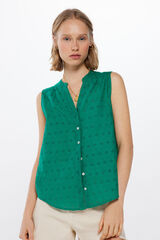 Springfield Blusa Bordados Shiffly bege