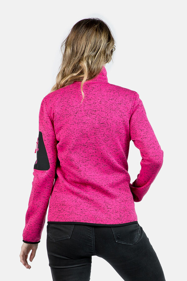 Izas Jaqueta Polar Tricotada rosa