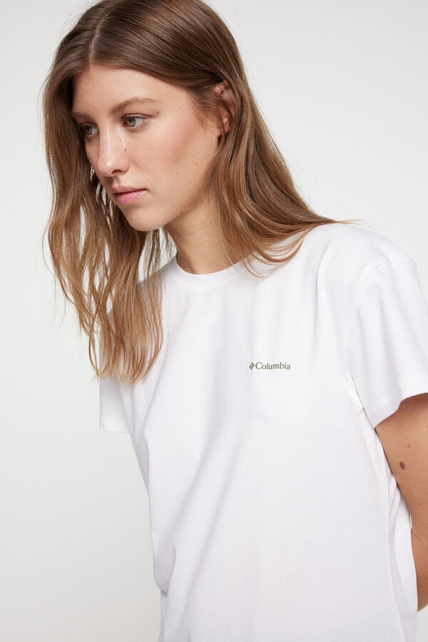 Columbia Camiseta estampada Columbia Sun Trek&trade; para mujer blanco