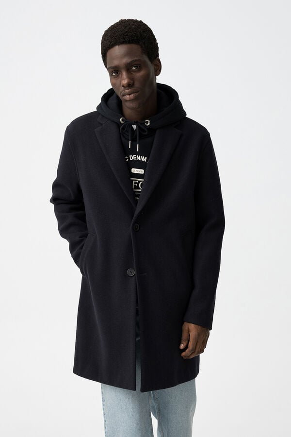 Tiffosi Sobretudo longo azul