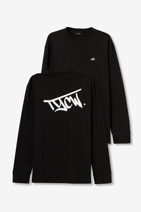 Tiffosi Young Camiseta manga larga negro