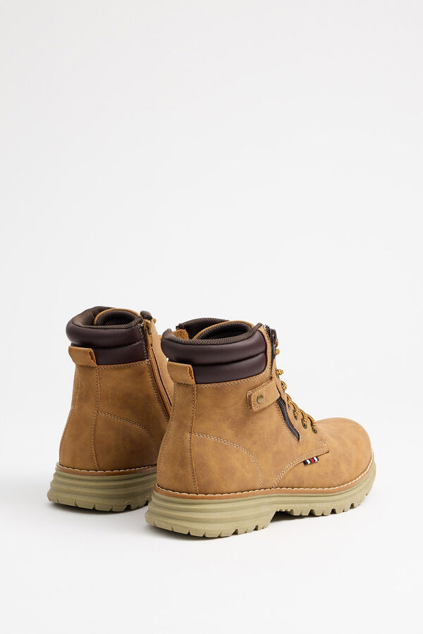 Inside Botas De Montanha Com Fecho-&Eacute;clair Combinado estampado