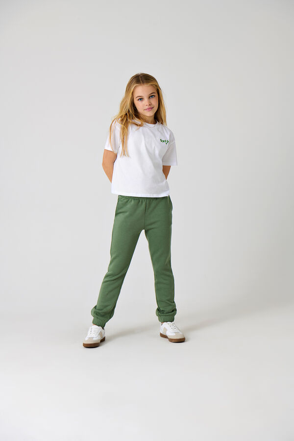 Only Girls Pantal&oacute;n ch&aacute;ndal ni&ntilde;a. verde