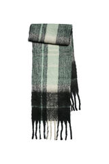 Pieces Bufanda de cuadros negro