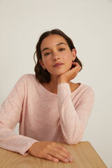 Springfield Camiseta Bolsillo Fantas&iacute;a rosa