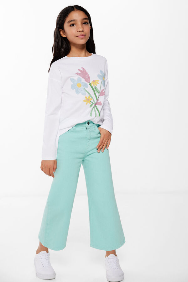 Springfield Kids Pantal&oacute;n culotte ni&ntilde;a verde
