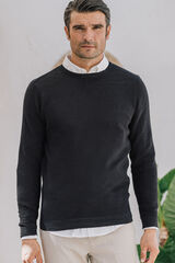 Celopman Jersey B&aacute;sico Ottoman negro