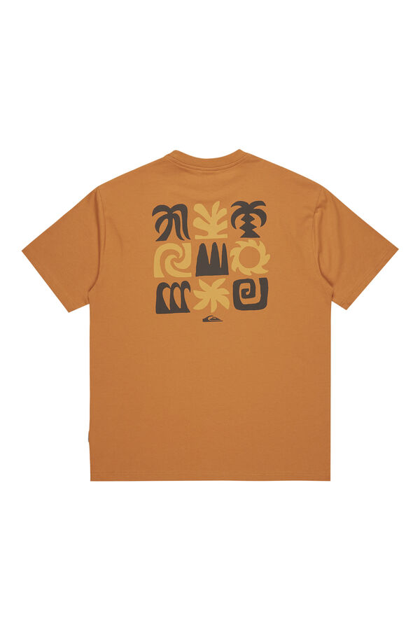 Quiksilver Pto Sun Flow - Camiseta para homem de manga curta camel