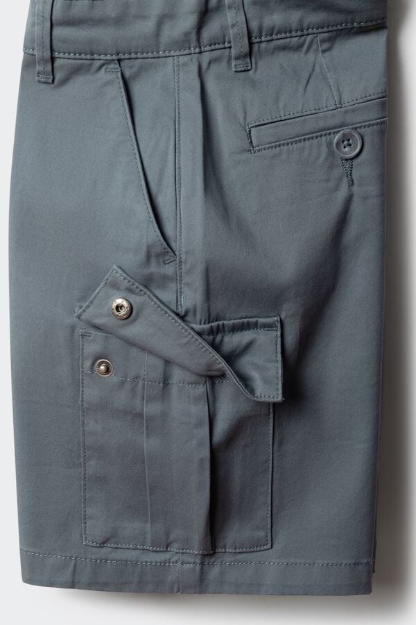Springfield Kids Bermuda chino cargo de menino azul