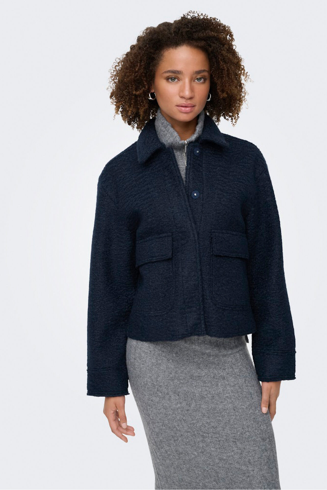 Only Chaqueta corta textura