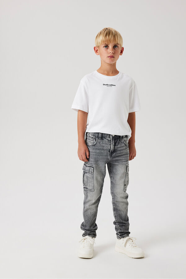 Name It Cowboy de carga para menino cinzento