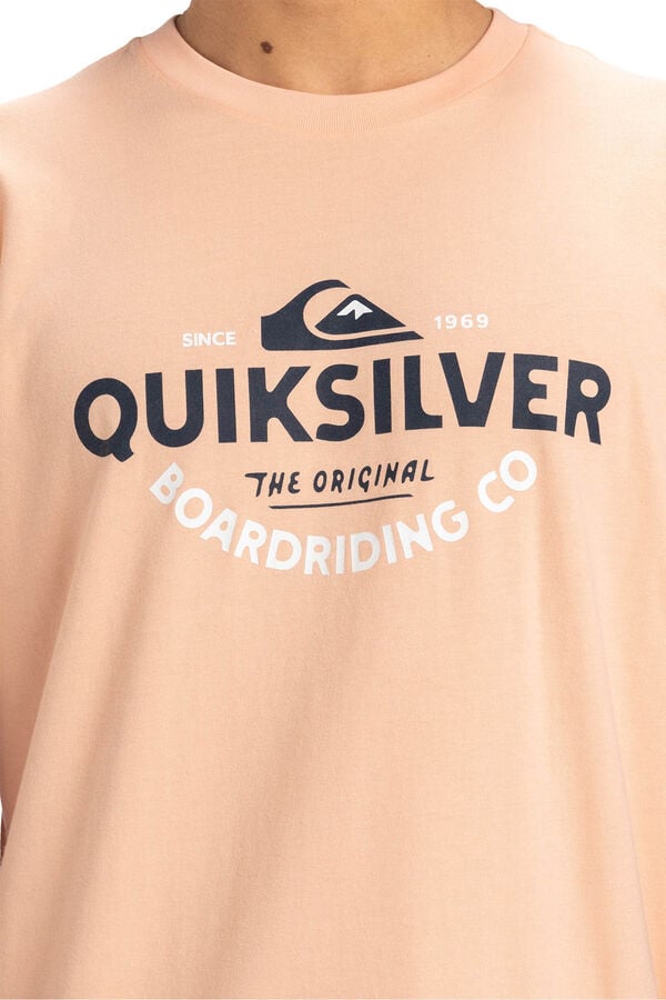 Quiksilver  Camiseta masculina de manga curta vermelho