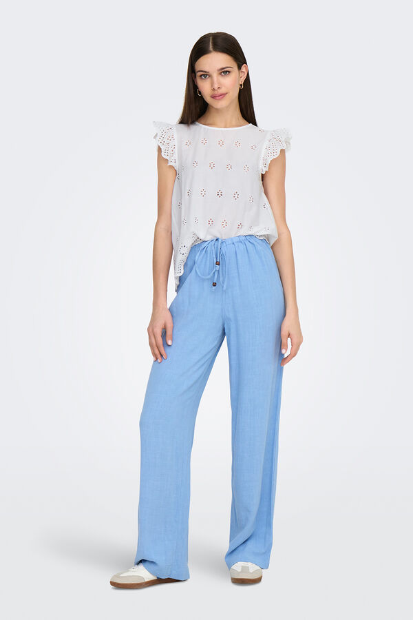 Only Camiseta mangas de regular fit branco