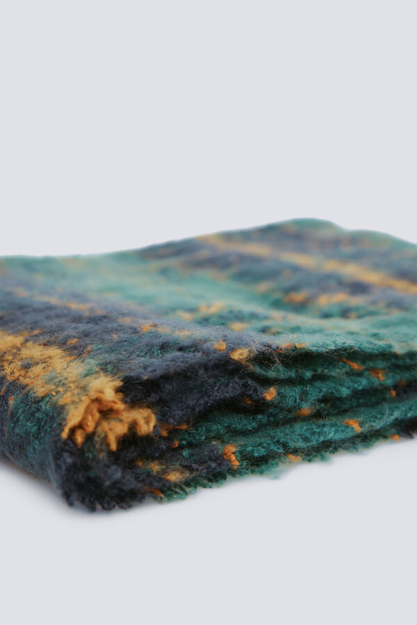 Springfield Bufanda cuadros verde