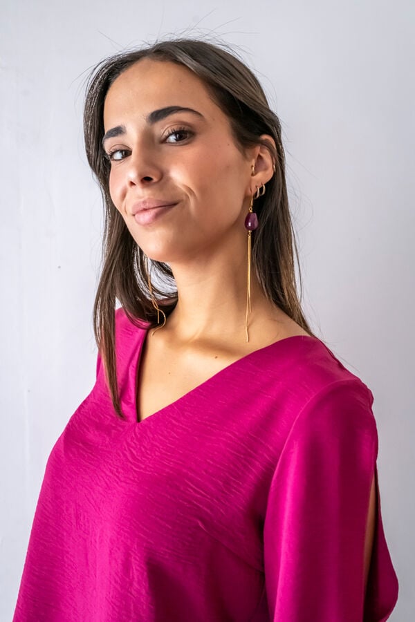 Cul Sac Camisa de manga larga vermelho