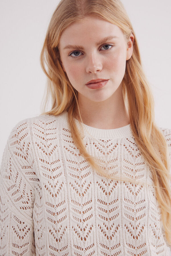 Springfield Jersey pointelle blanco