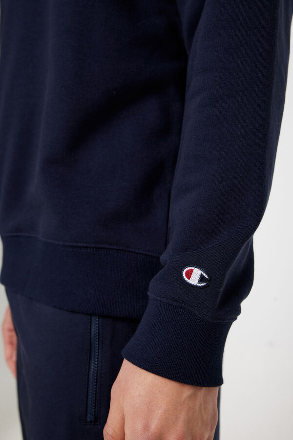 Champion Sudadera cuello caja de hombre azul