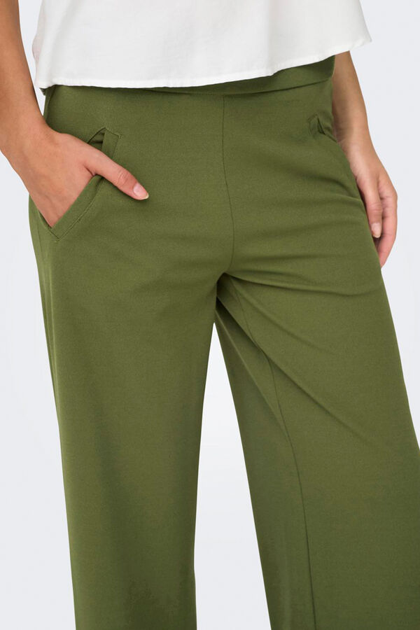 JDY Pantal&oacute;n largo de traje verde
