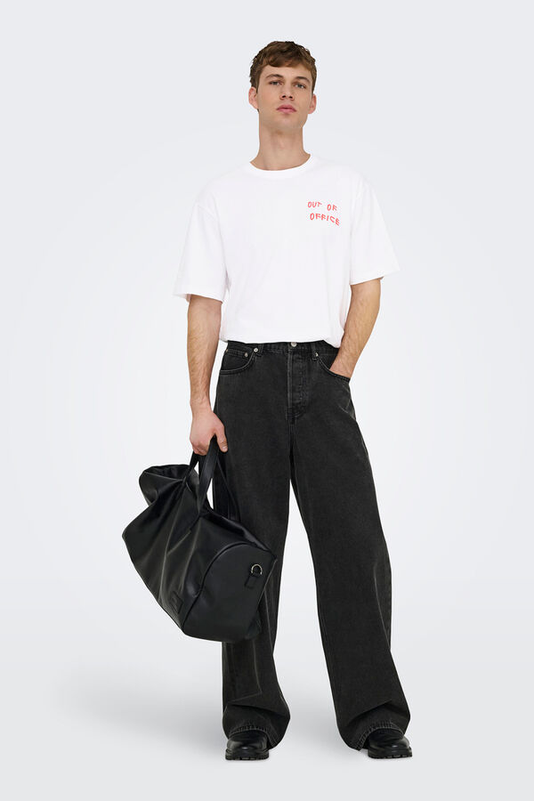 Only & Sons T-shirt de manga curta branco