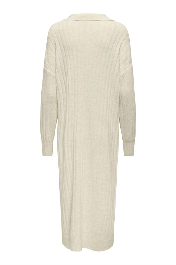 Only Vestido largo de punto beige