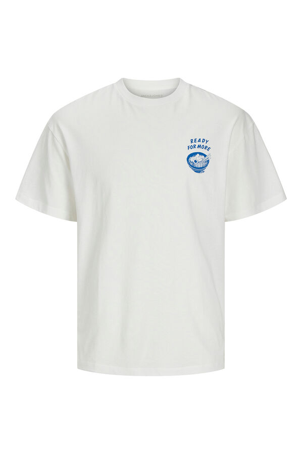 Jack & Jones Camiseta back print blanco