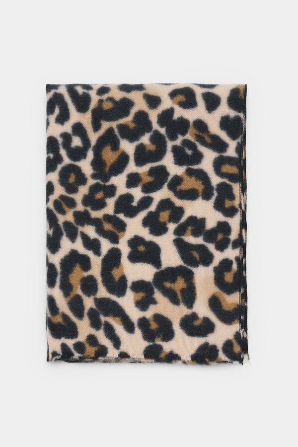 Springfield Cachecol com estampado animal cru