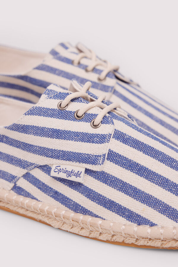 Springfield Alpercata r&uacute;stica riscas azul