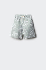 Springfield Kids Bermudas florais para meninos verde