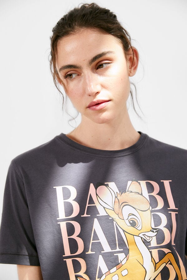 Springfield Camiseta "Bambi" gris oscuro
