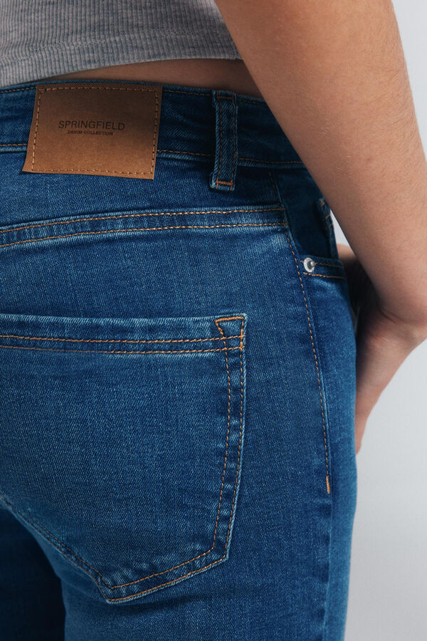 Springfield Jeans kick flare azul