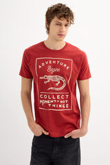 Inside Camiseta manga curta Collect moments vermelho