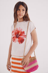 Springfield Kids Bolso rafia tricolor ni&ntilde;a verde