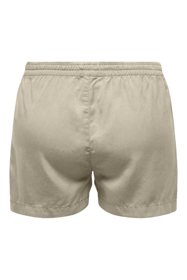Only Bermudas de corte m&eacute;dio cinzento