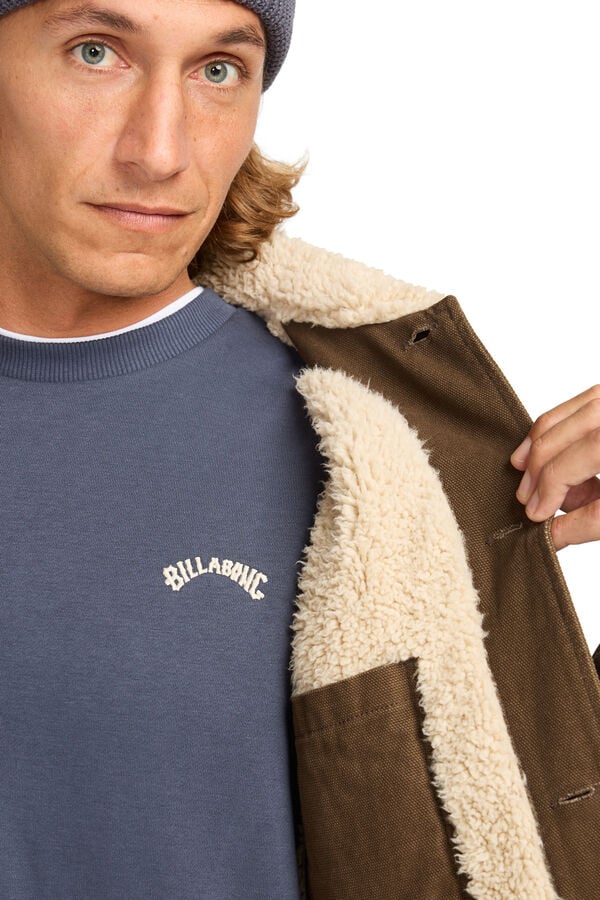 Billabong Arco - Cinto de tecido com fivela de metal com pontas para homens estampado