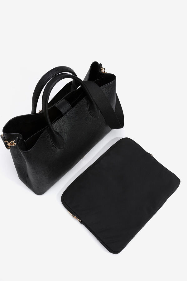 Tiffosi Bolso City con Bolsa para Port&aacute;til negro