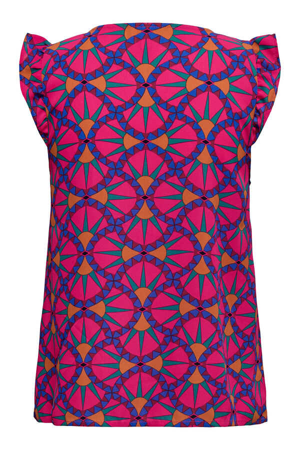 Only Regata de mangas regular fit rosa